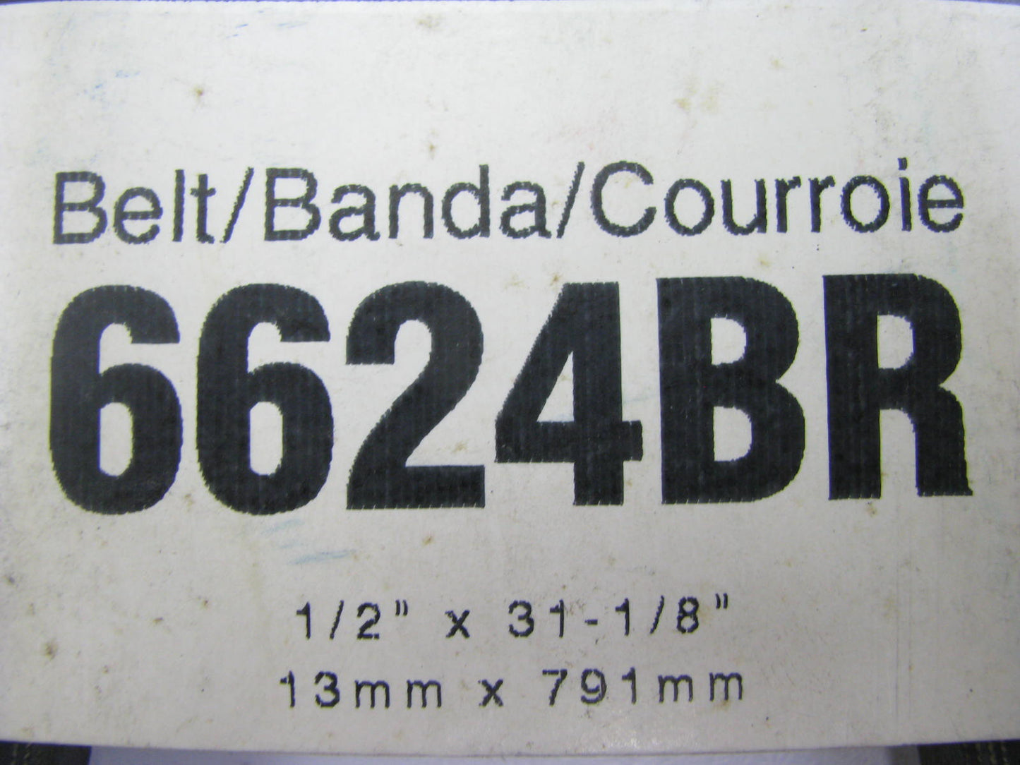 Gates 6624BR Blade Runner Power Equipment Accessory Drive Belt - 1/2'' X 31-1/8''