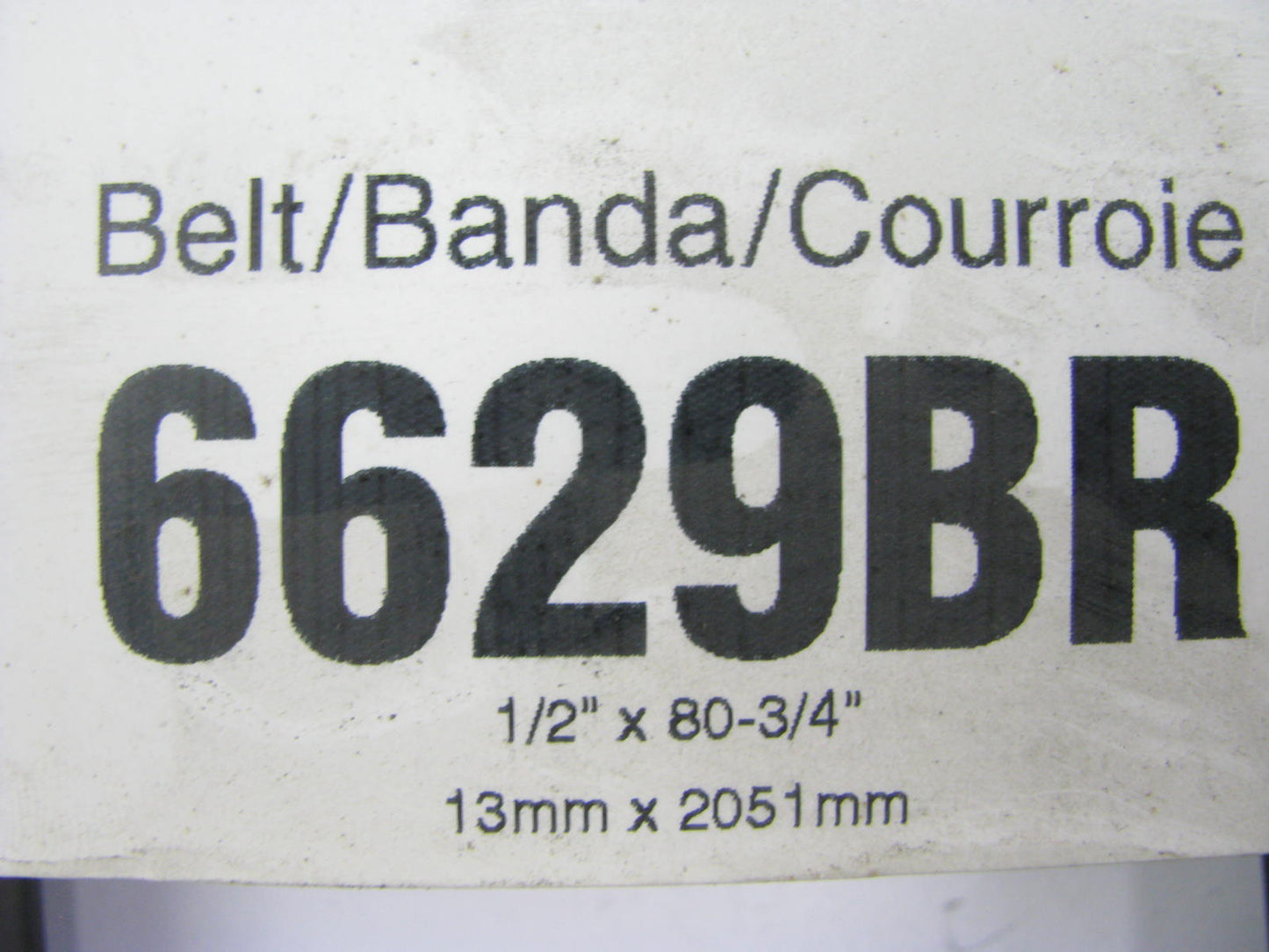 Gates 6629BR BladeRunner Power Equipment Accessory Drive Belt - 1/2'' X 80-3/4''