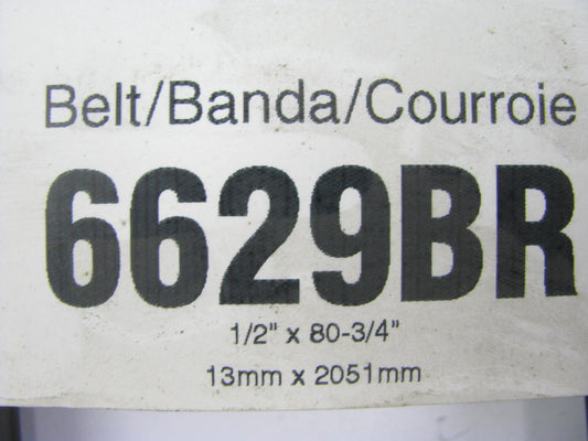 Gates 6629BR BladeRunner Power Equipment Accessory Drive Belt - 1/2'' X 80-3/4''