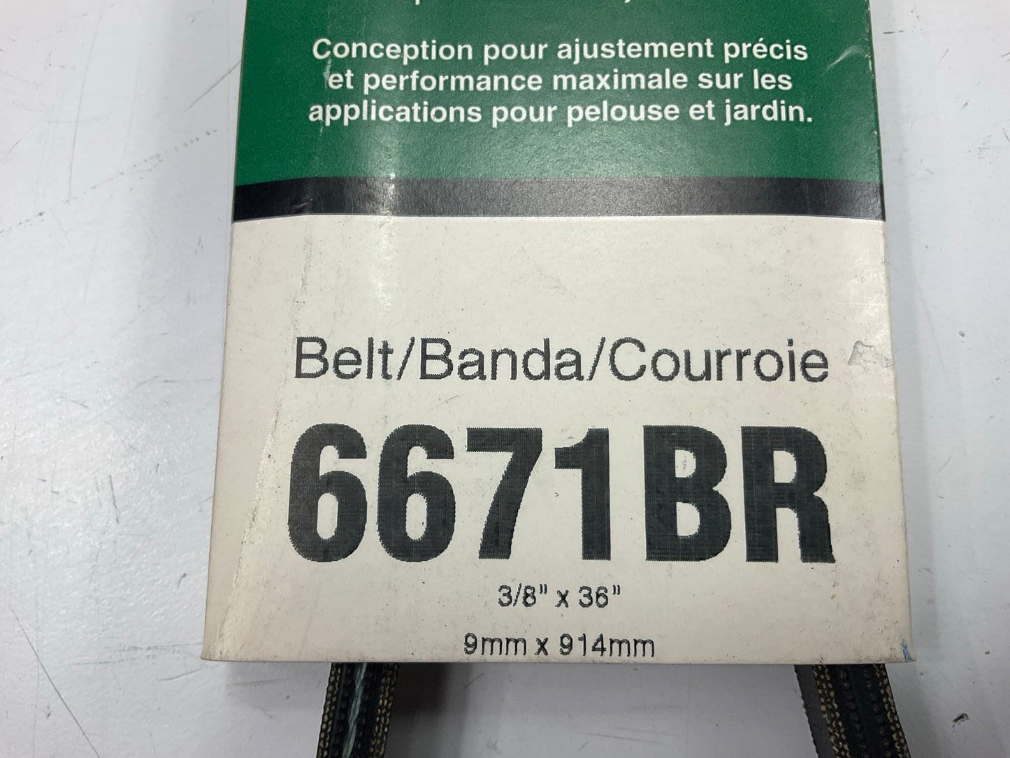 Gates 6671BR Lawn & Garden Equipment Belt - 3L 3/8'' X 36''
