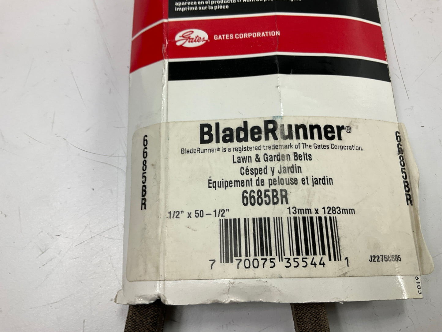 Gates 6685BR BladeRunner Power Equipment Accessory Drive Belt, 1/2'' X 50-1/2''