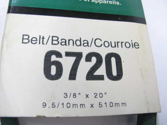 Gates 6720 Power Equipment Accessory Drive Belt - 3/8'' X 20''