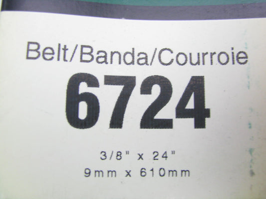Gates 6724 Lawn & Garden Power Equipment Accessory Drive Belt - 3/8'' X 24''