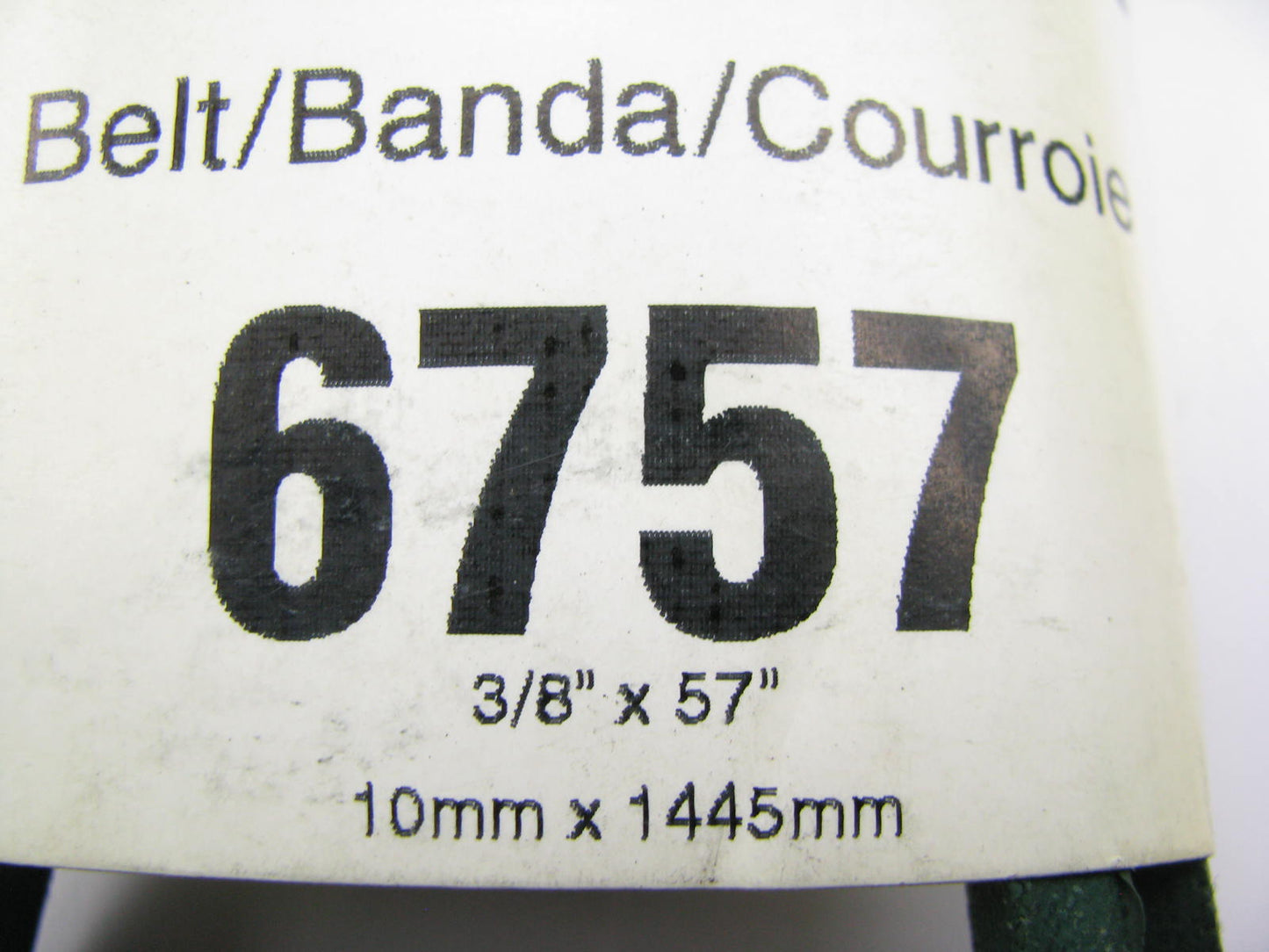 Gates 6757 Lawn & Garden Power Equipment Accessory Drive Belt - 3/8'' X 57''