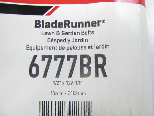 Gates 6777BR Power Equipment Accessory Drive Belt - 1/2'' X 122-1/8''