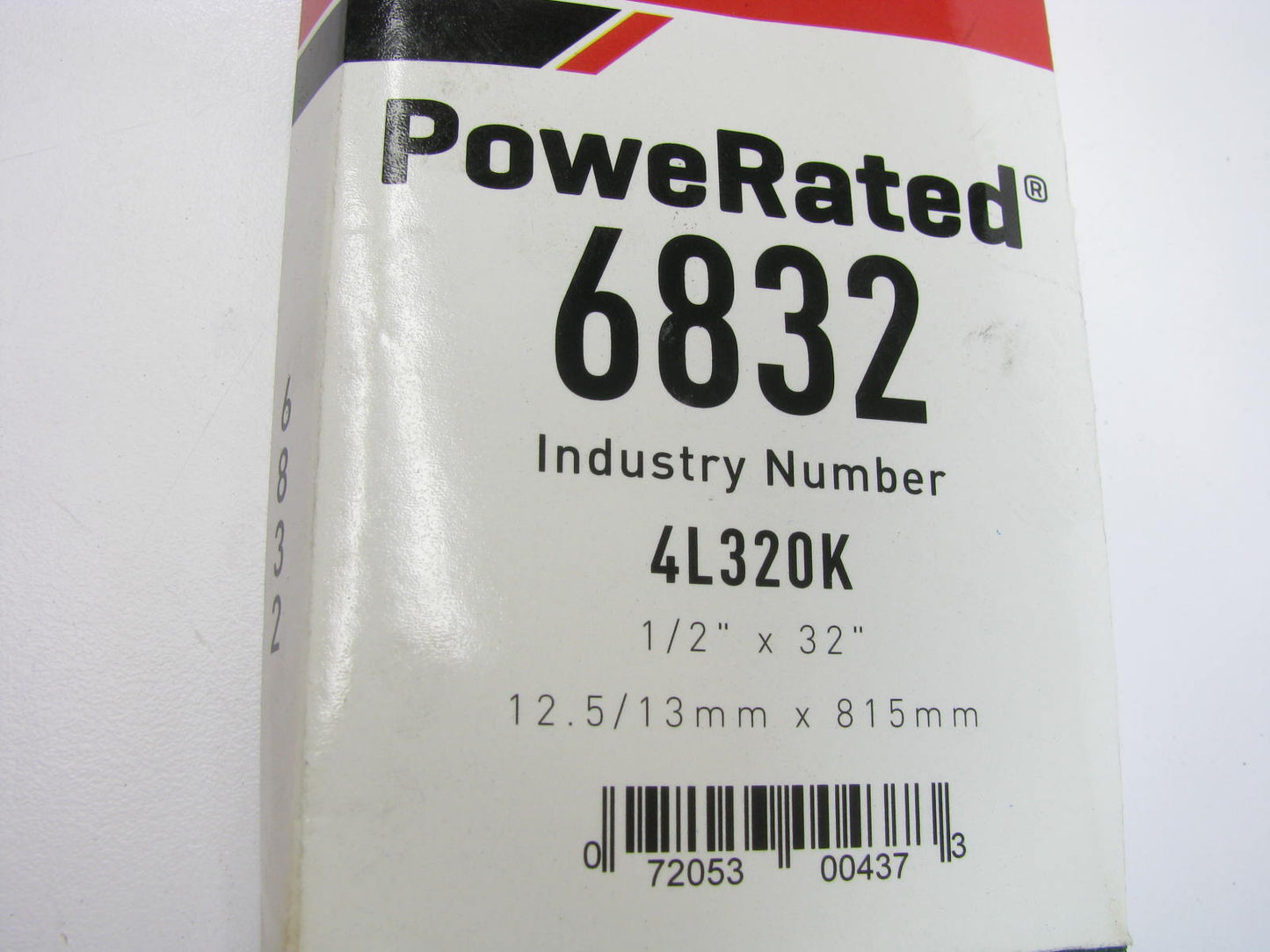 Gates 6832 Power Equipment Accessory Drive Belt - 1/2'' X 32''
