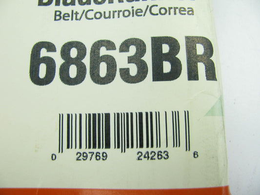 Gates 6863BR BladeRunner Power Equipment Accessory Drive Belt - 1/2'' X 61.125''