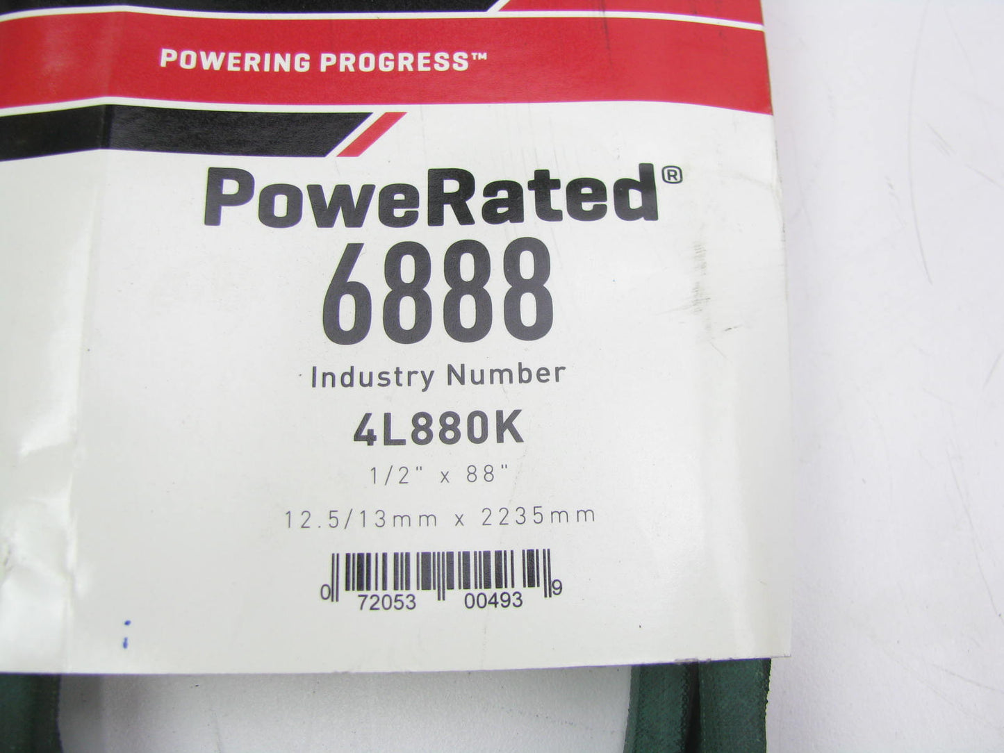 Gates 6888 Lawn & Garden Power Equipment Accessory Drive Belt - 1/2'' X 88''