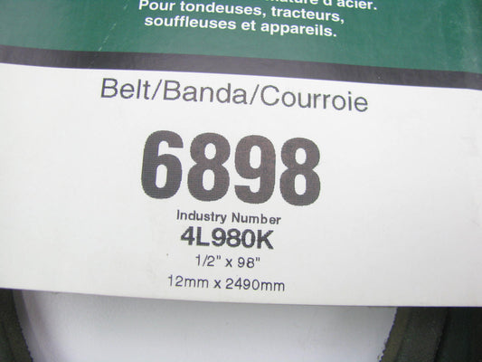 Gates 6898 Power Equipment Accessory Drive Belt - 1/2'' X 98''