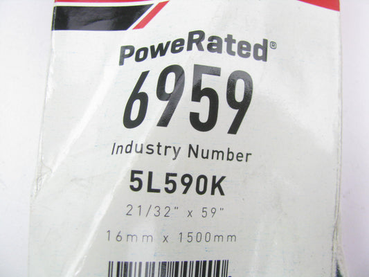 Gates 6959 Lawn & Garden Power Equipment Accessory Drive Belt - 21/32'' X 59''