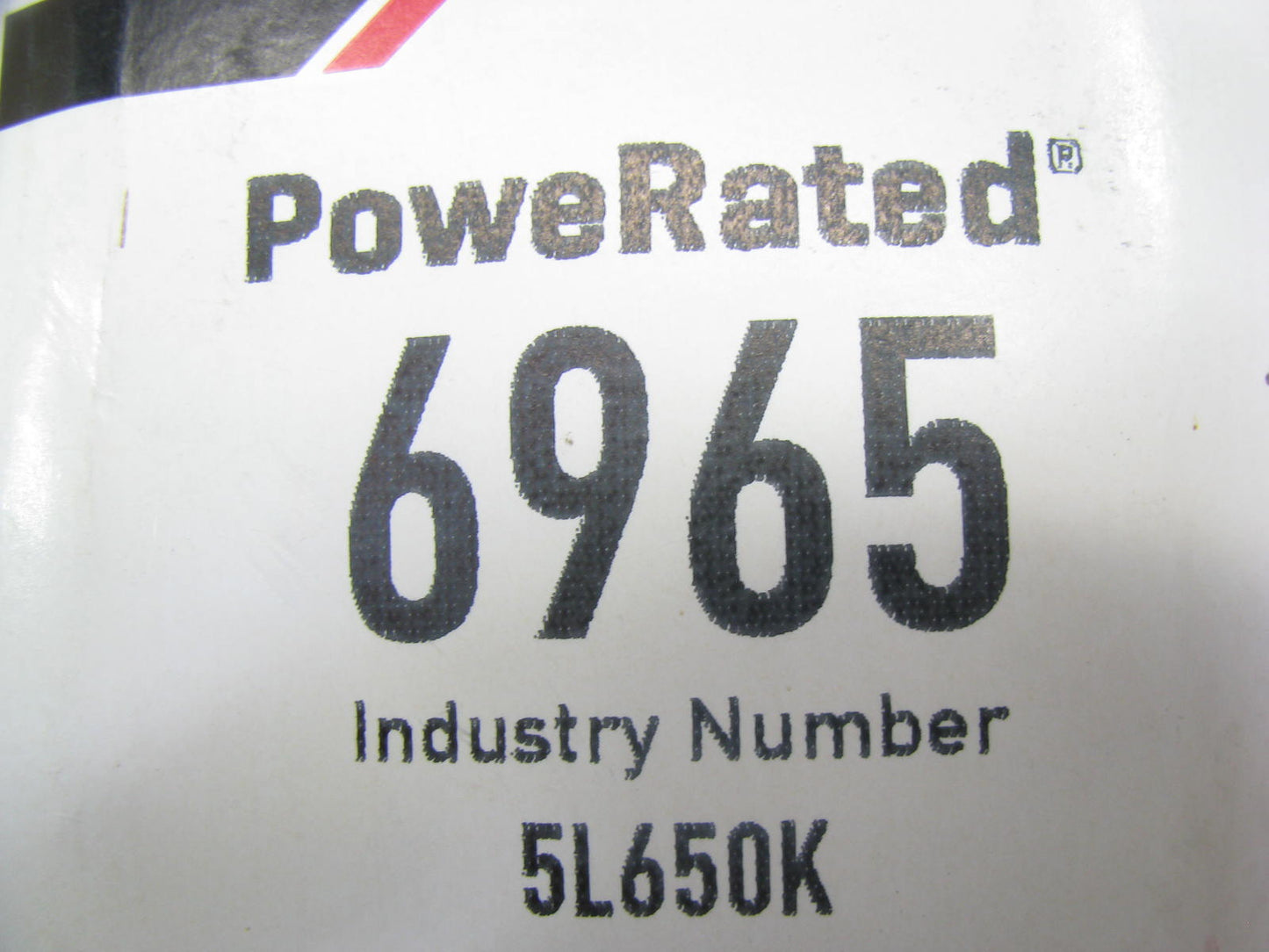 Gates 6965 Power Equipment Accessory Drive Belt - 21/32'' X 65''