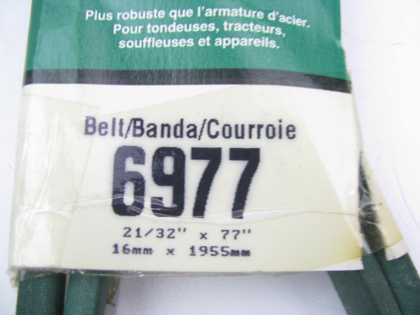 Gates 6977 Lawn & Garden Power Equipment Accessory Drive Belt - 21/32'' X 77''