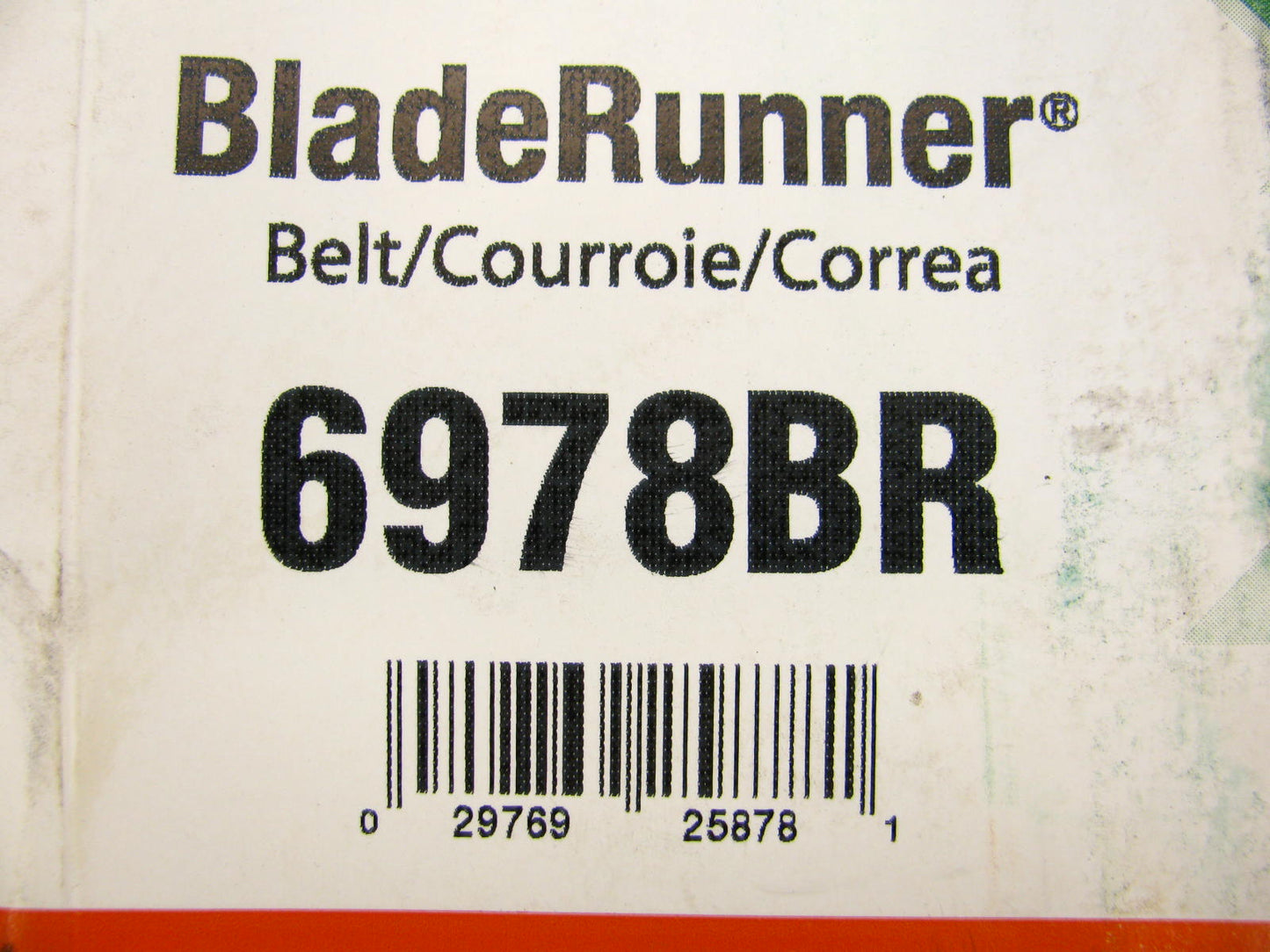 Gates 6978BR BladeRunner Power Equipment Accessory Drive Belt - 1/2'' X 137.25''