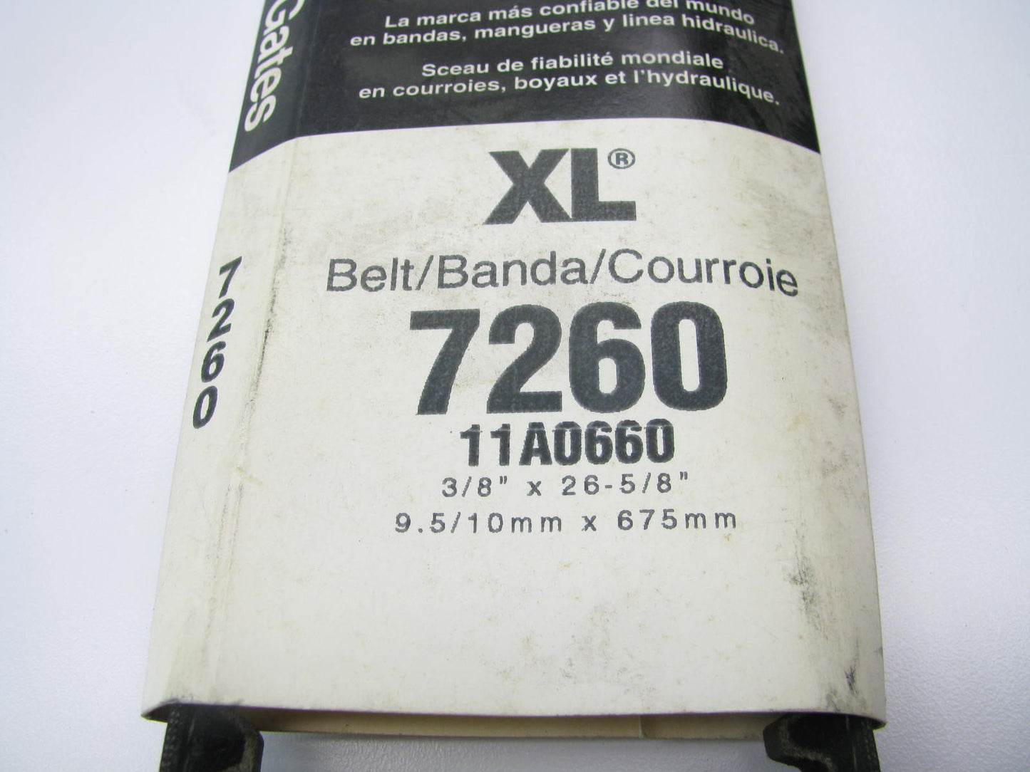 Gates 7260 Accessory Drive Belt - 0.44'' X 26.50'' - 36 Degree