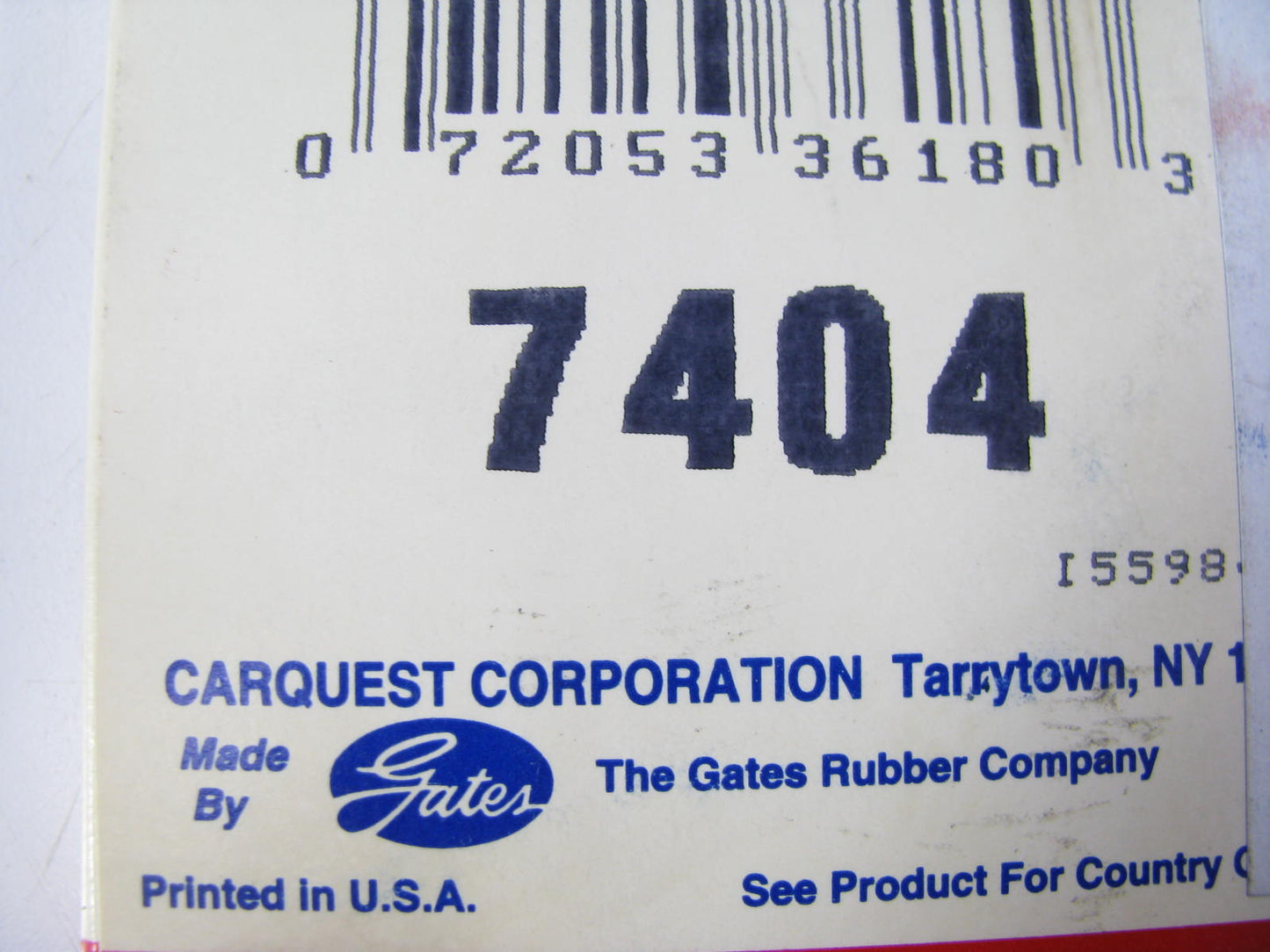 Gates 7404 Accessory Drive Belt - 0.33'' X 40.625'' - 36 Degree
