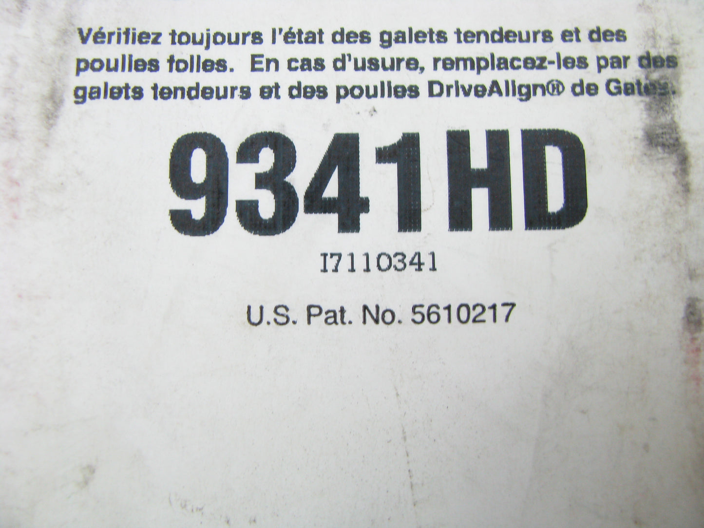 Gates 9341HD Accessory Drive Belt - 0.53'' X 34.00'' - 36 Degree