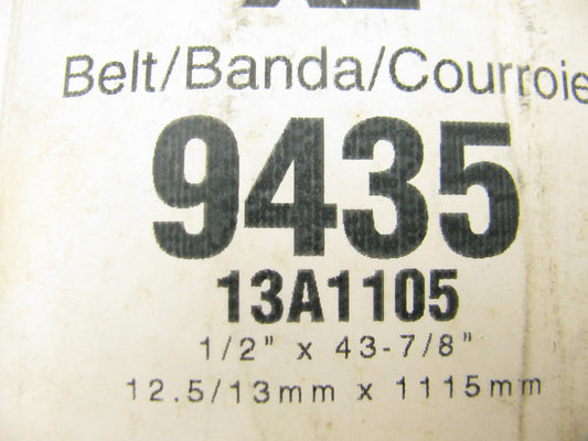 Gates 9435 Accessory Drive Belt - 0.53'' X 43.875'' - 36 Degree