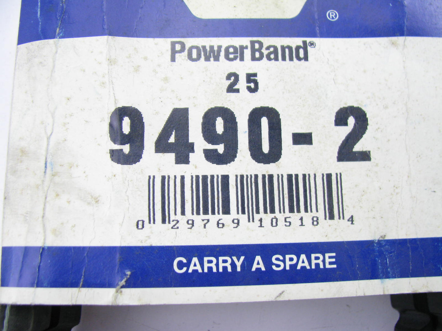 Gates 9490-2 Accessory Drive Belt - 1'' X 49.00'' - 36 Degree - 2 Bands