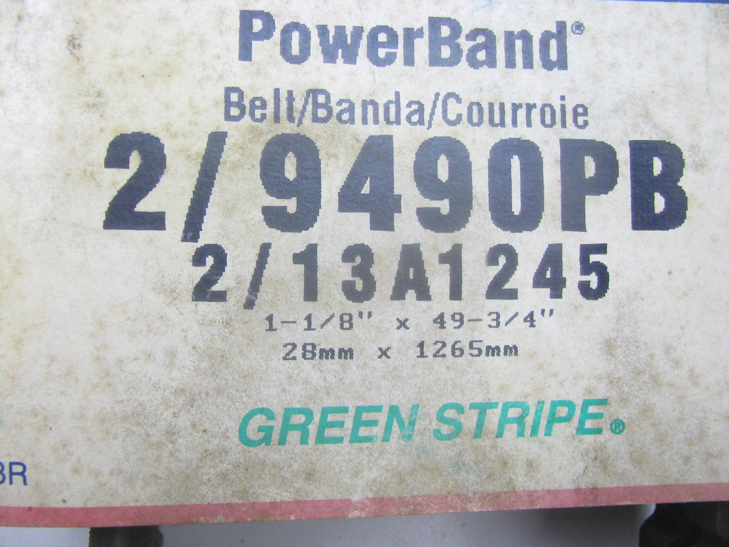 Gates 9490PB Accessory Drive Belt - 1.125'' X 50.01'' - 2 Strands