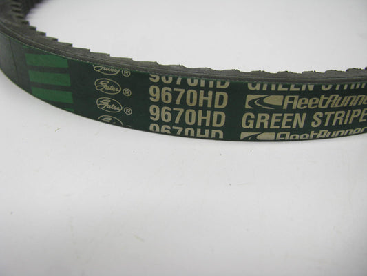 Accessory Drive Belt-High Capacity V-Belt(Heavy-Duty) Gates 9670HD