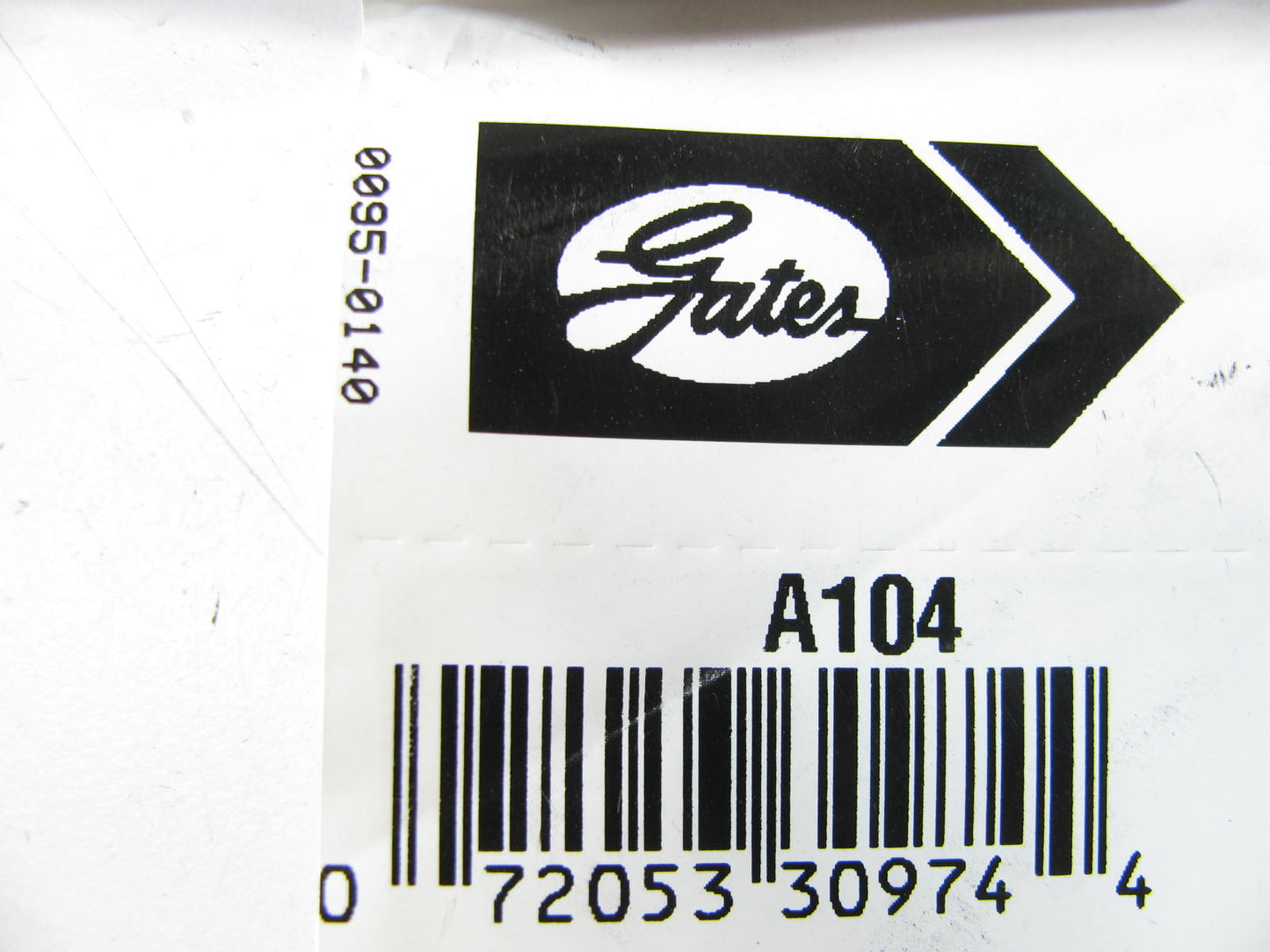 Gates A104 Industrial Accessory Drive Belt - 1/2'' X 106''