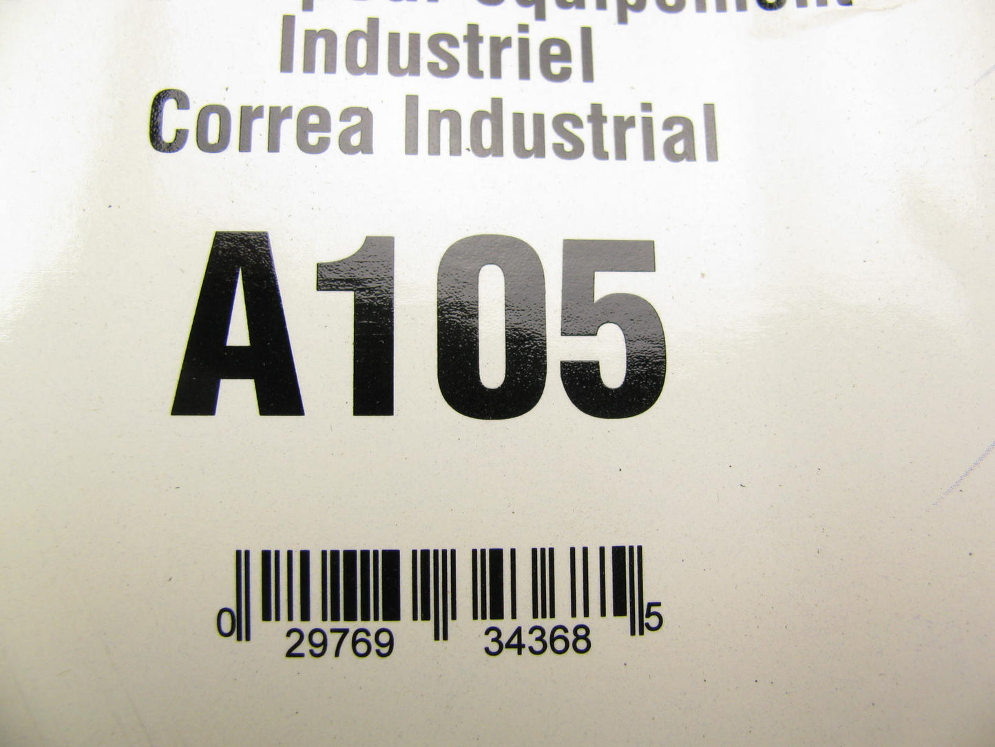 Gates A105 Industrial Accessory Drive Belt - 1/2'' X 107''