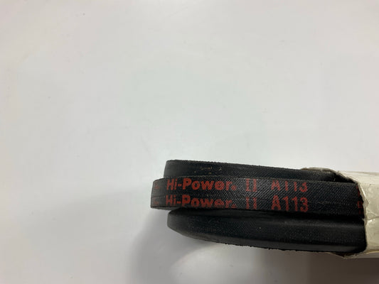 Gates A113 Industrial Accessory Drive Belt - 1/2'' X 115''