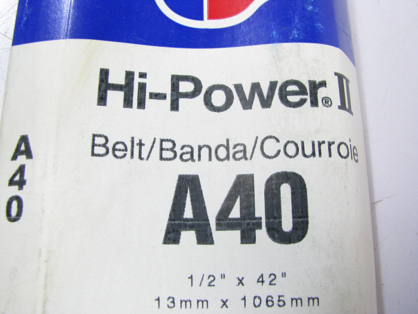 Gates A40 Industrial Accessory Drive Belt - 1/2'' X 42''