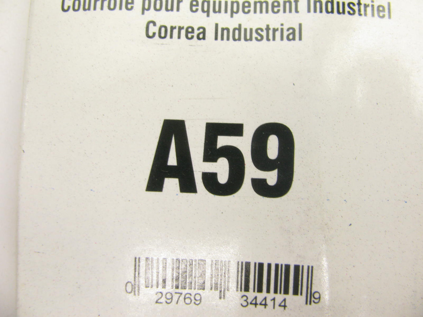 Gates A59 Industrial Accessory Drive Belt - 1/2'' X 61''