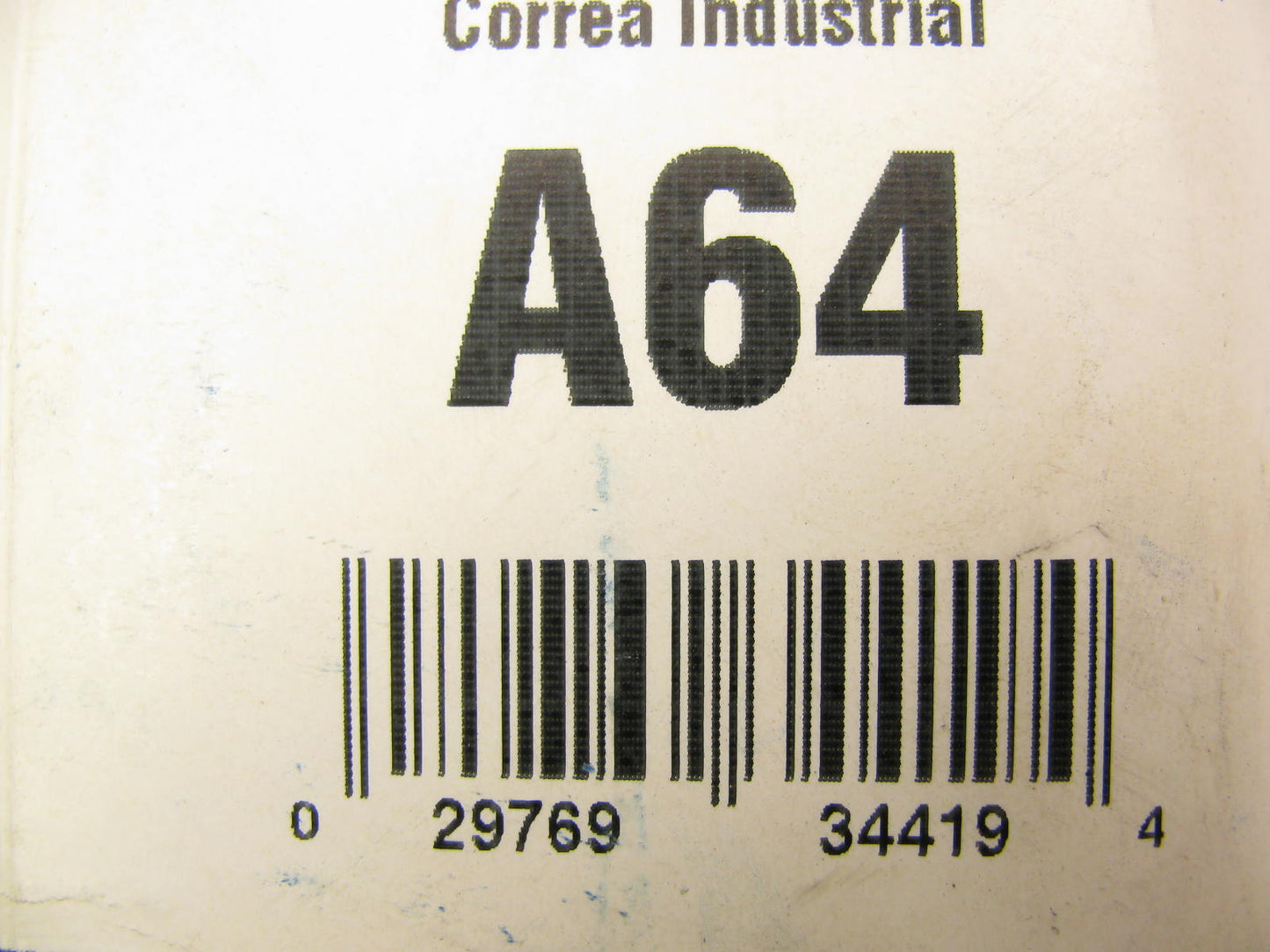 Gates A64 Industrial Accessory Drive Belt - 1/2'' X 66''