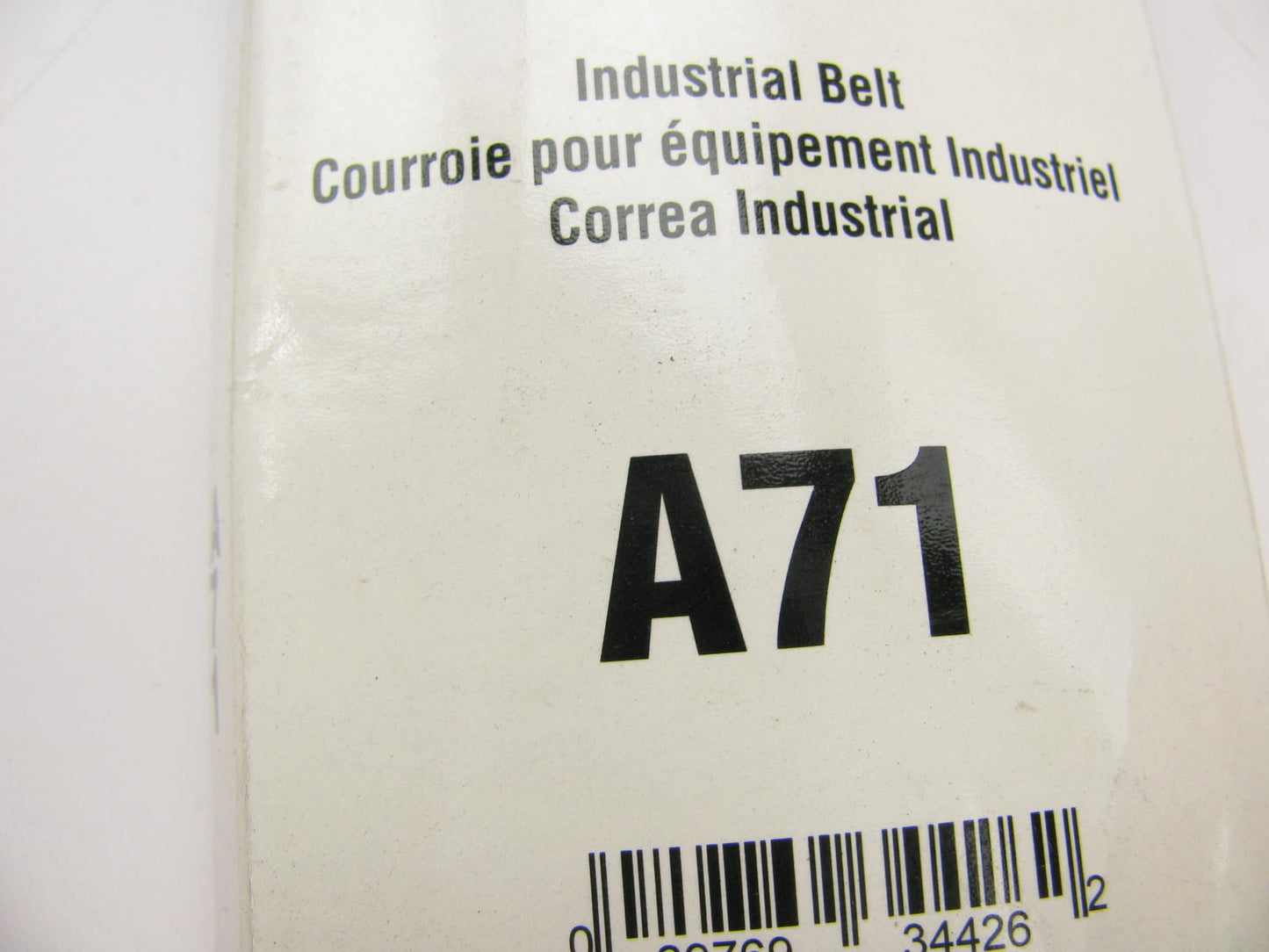 Gates A71 Industrial Accessory Drive Belt - 1/2'' X 73''