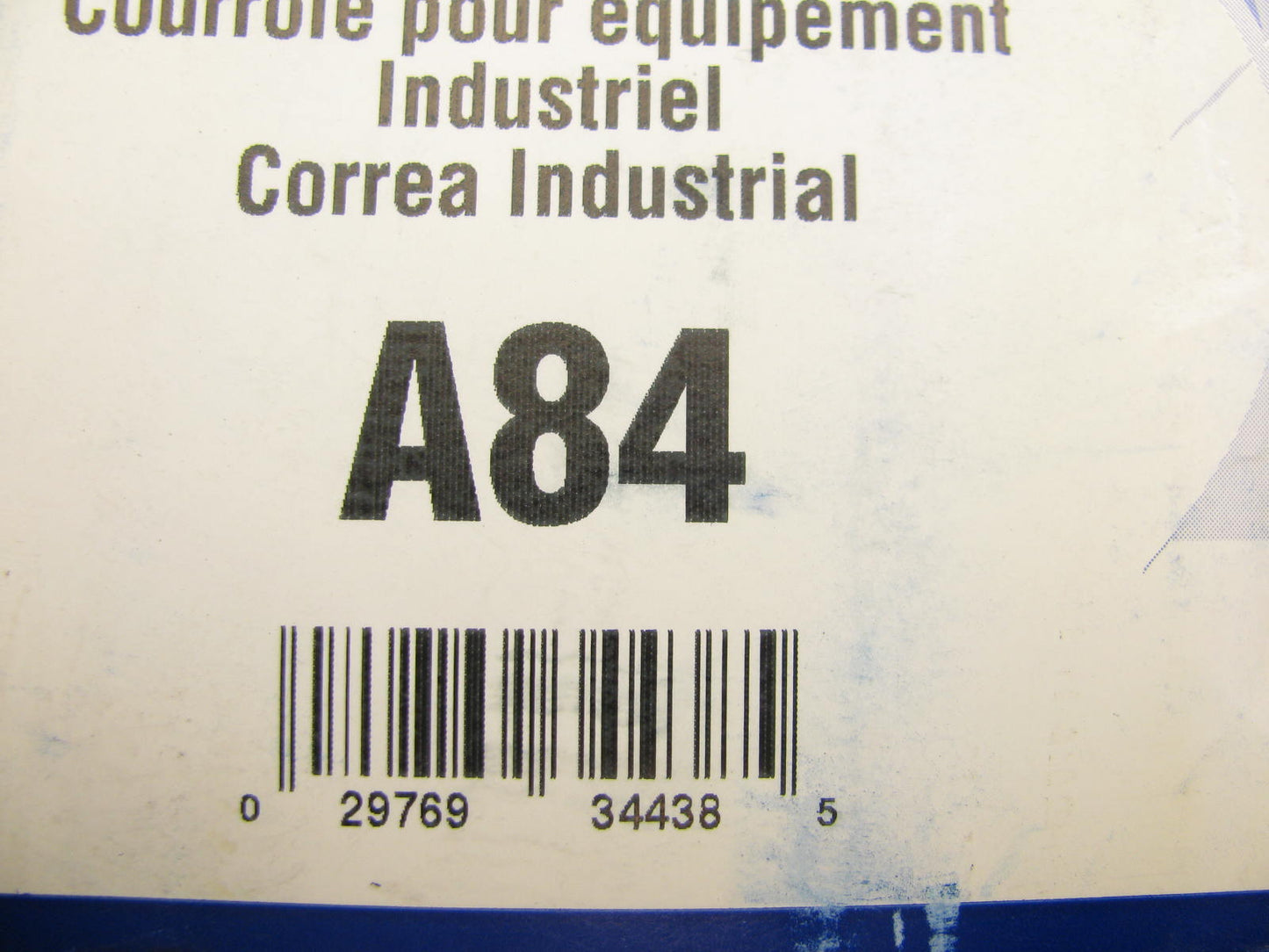 Gates A84 Industrial Accessory Drive Belt - 1/2'' X 86''