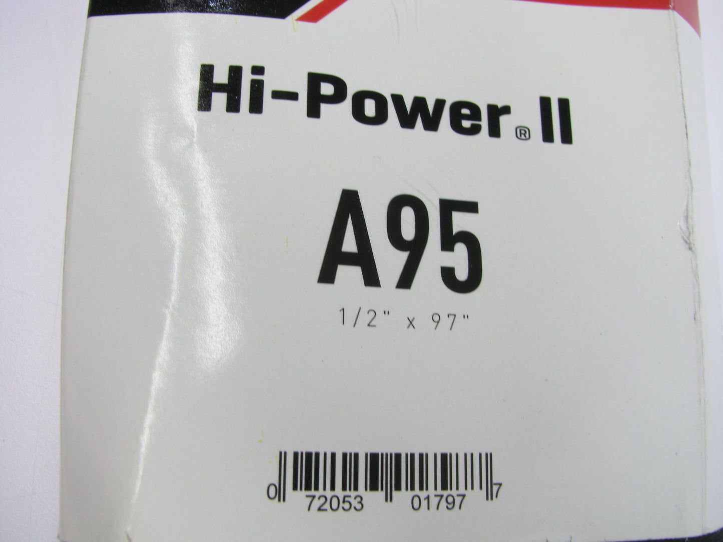 Gates A95 Industrial Accessory Drive Belt - 1/2'' X 97''