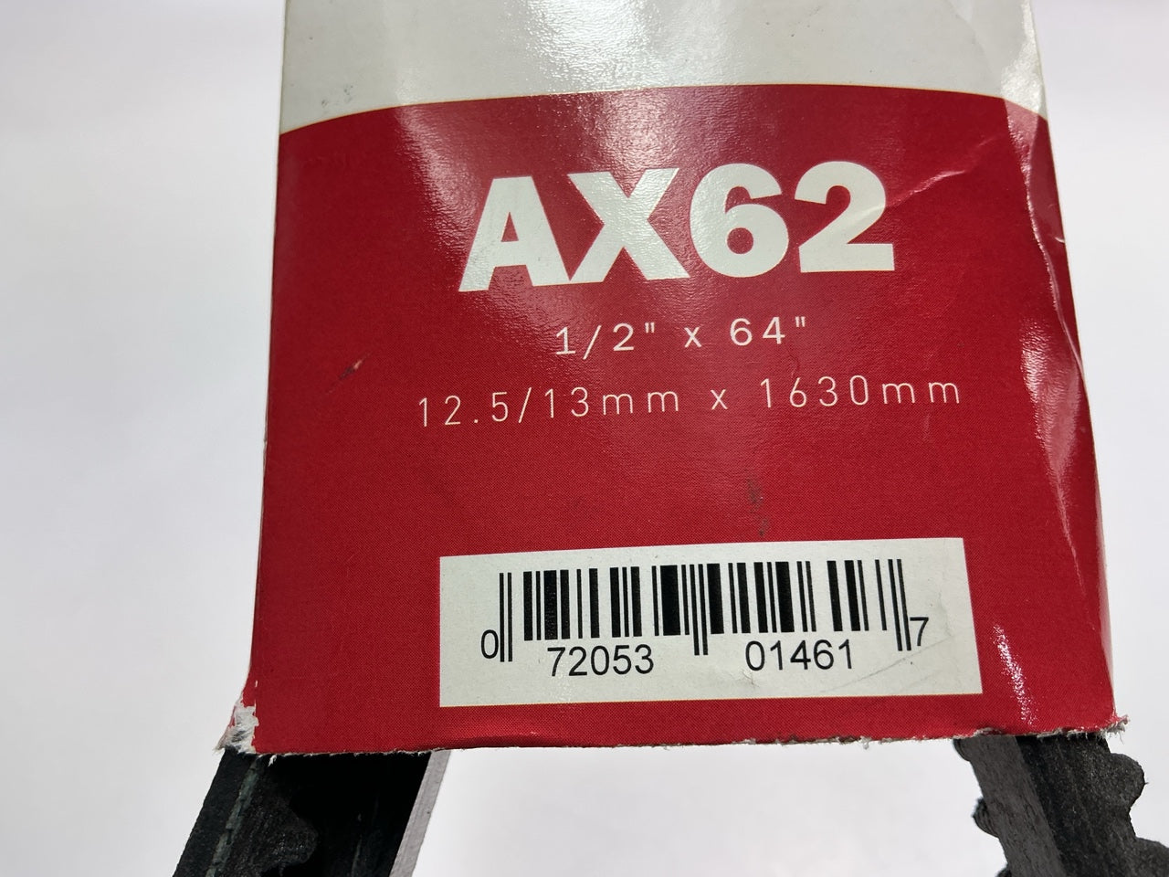 Gates AX62 Cogged Industrial Accessory Drive Belt, 1/2'' X 64''