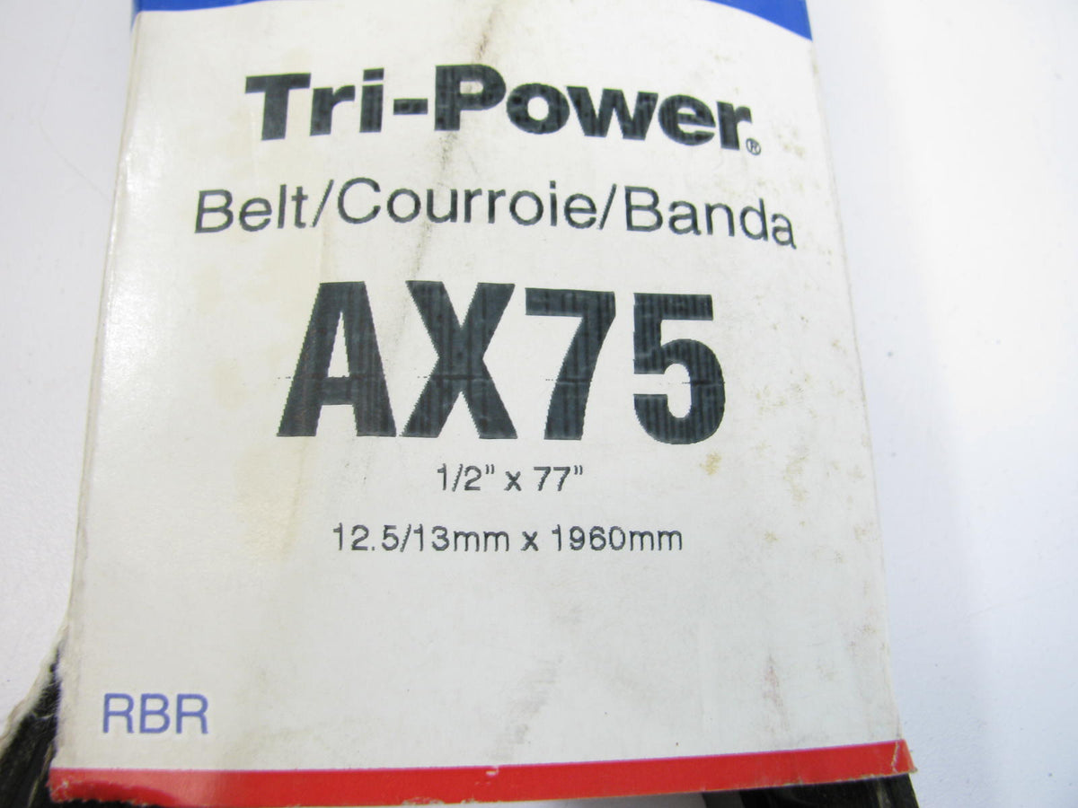Gates AX75 Industrial Cogged Accessory Drive Belt - 1/2'' X 77''