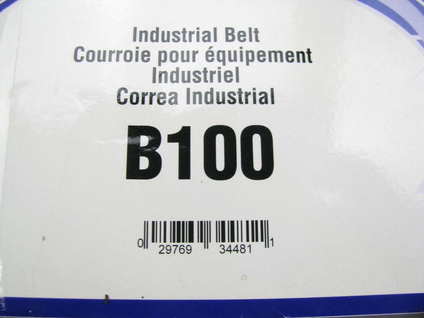 Gates B100 Industrial Accessory Drive Belt - 21/32'' X 103''