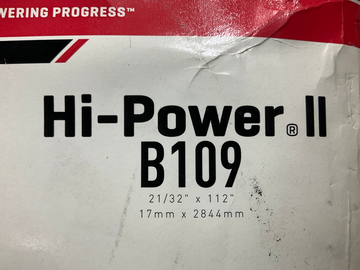 Gates B109 Industrial Accessory Drive Belt - 21/32'' X 111''