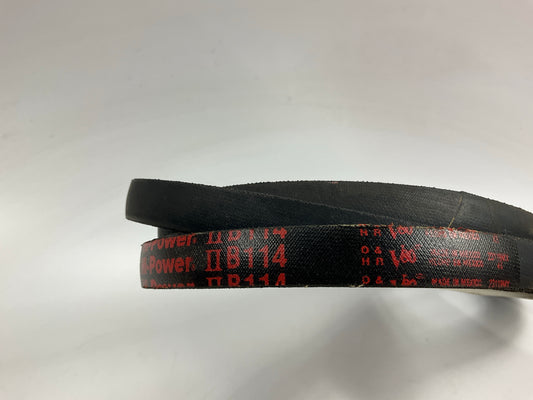 Gates B114 Industrial Accessory Drive Belt - 21/32'' X 117''