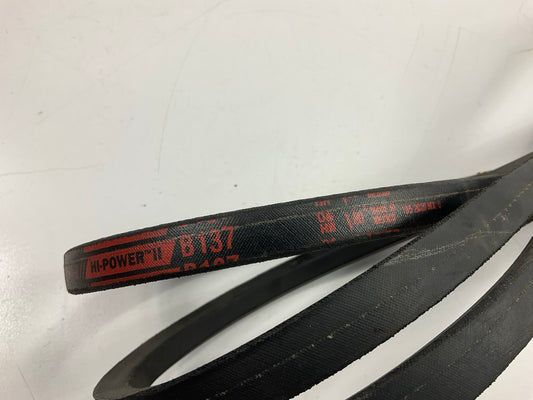 Gates B137 Industrial Accessory Drive Belt, 21/32'' X 140''