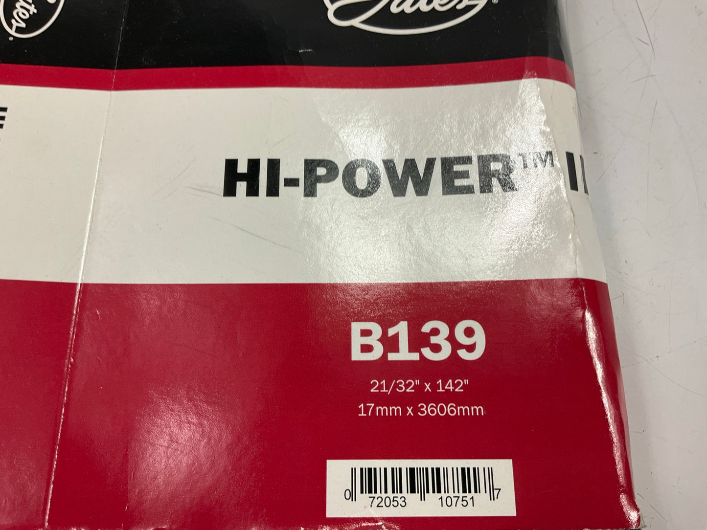 Gates B139 Industrial Accessory Drive Belt - 21/32'' X 142''