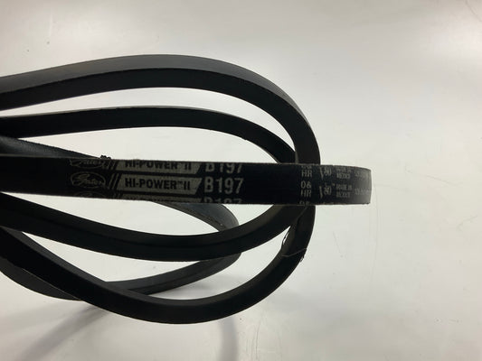 Gates B197 Industrial Accessory Drive Belt, 21/32'' X 200''
