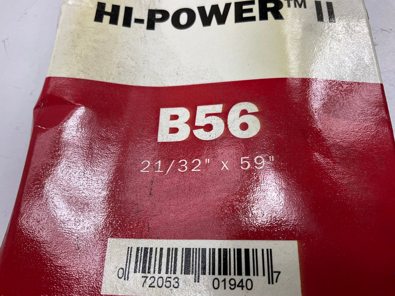 Gates B56 Industrial Accessory Drive Belt - 21/32'' X 59''