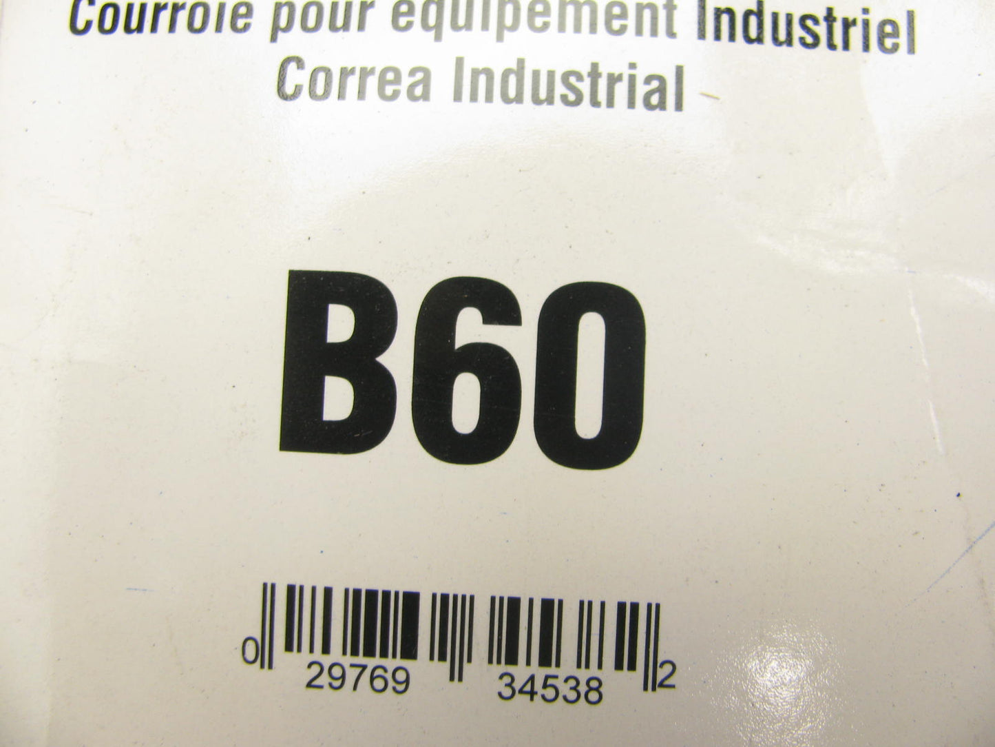 Gates B60 Industrial Accessory Drive Belt - 21/32'' X 63''