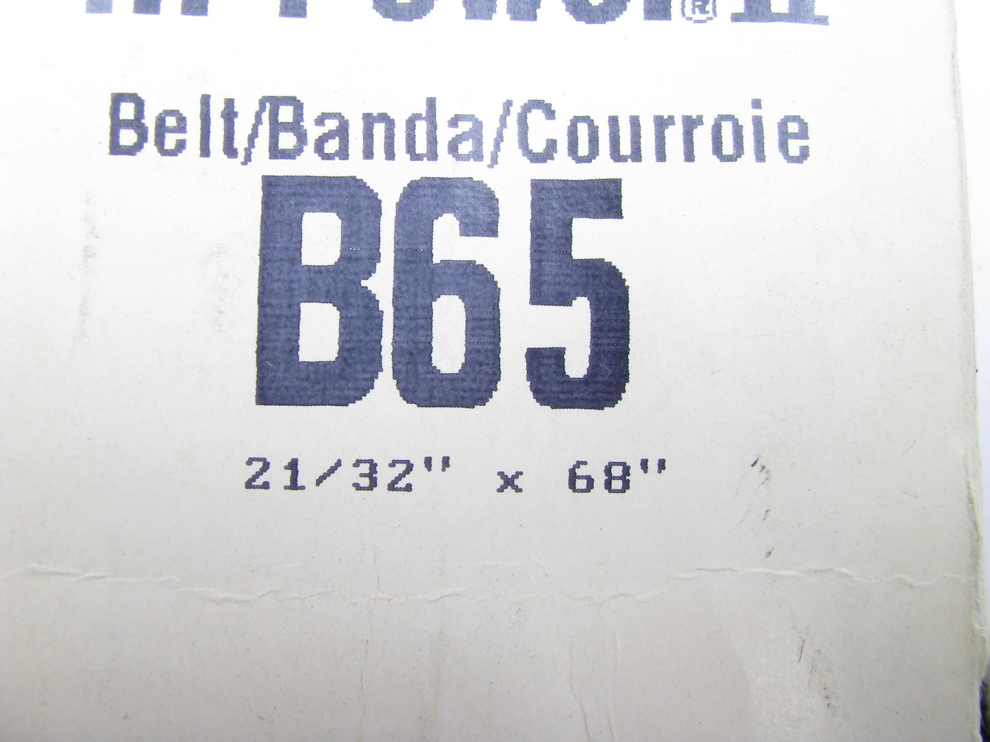 Gates B65 Industrial Accessory Drive Belt - 21/32'' X 68''