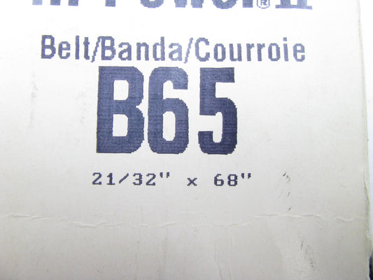 Gates B65 Industrial Accessory Drive Belt - 21/32'' X 68''