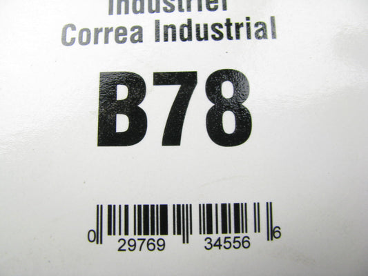 Gates B78 Industrial Accessory Drive Belt - 5/8'' X 81''