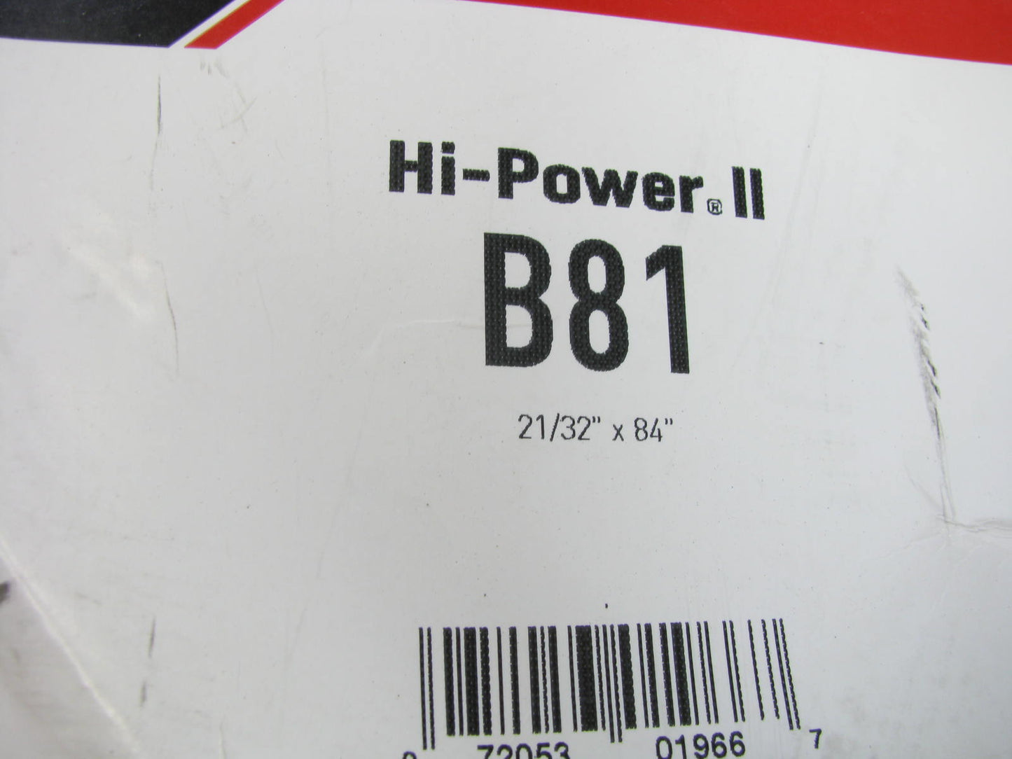 Gates B81 Industrial Accessory Drive Belt - 21/32'' X 84''