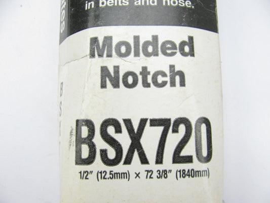 Gates BSX720 Back Side Idler Accessory Drive Belt - 1/2'' X 72-3/8''