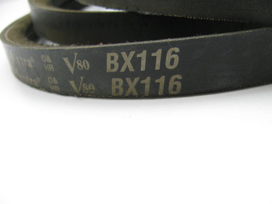 Gates BX116 Industrial Cogged Accessory Drive Belt - 21/32'' X 119''