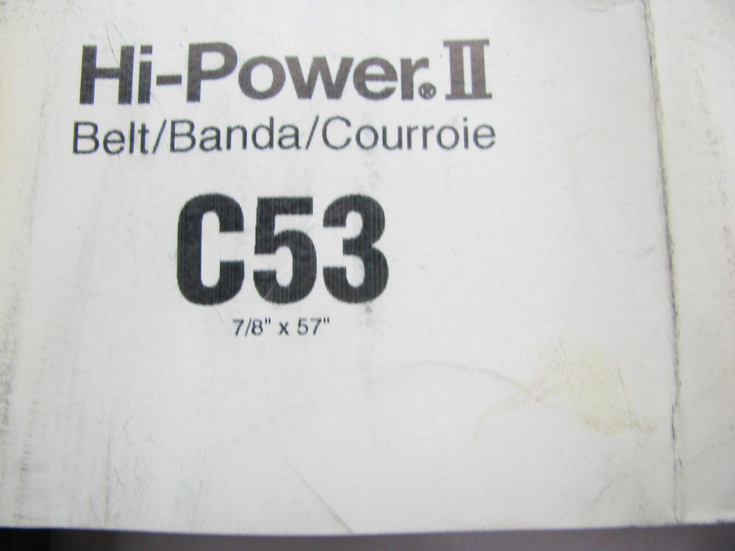 Gates C53 Industrial Accessory Drive Belt - 7/8'' X 57''
